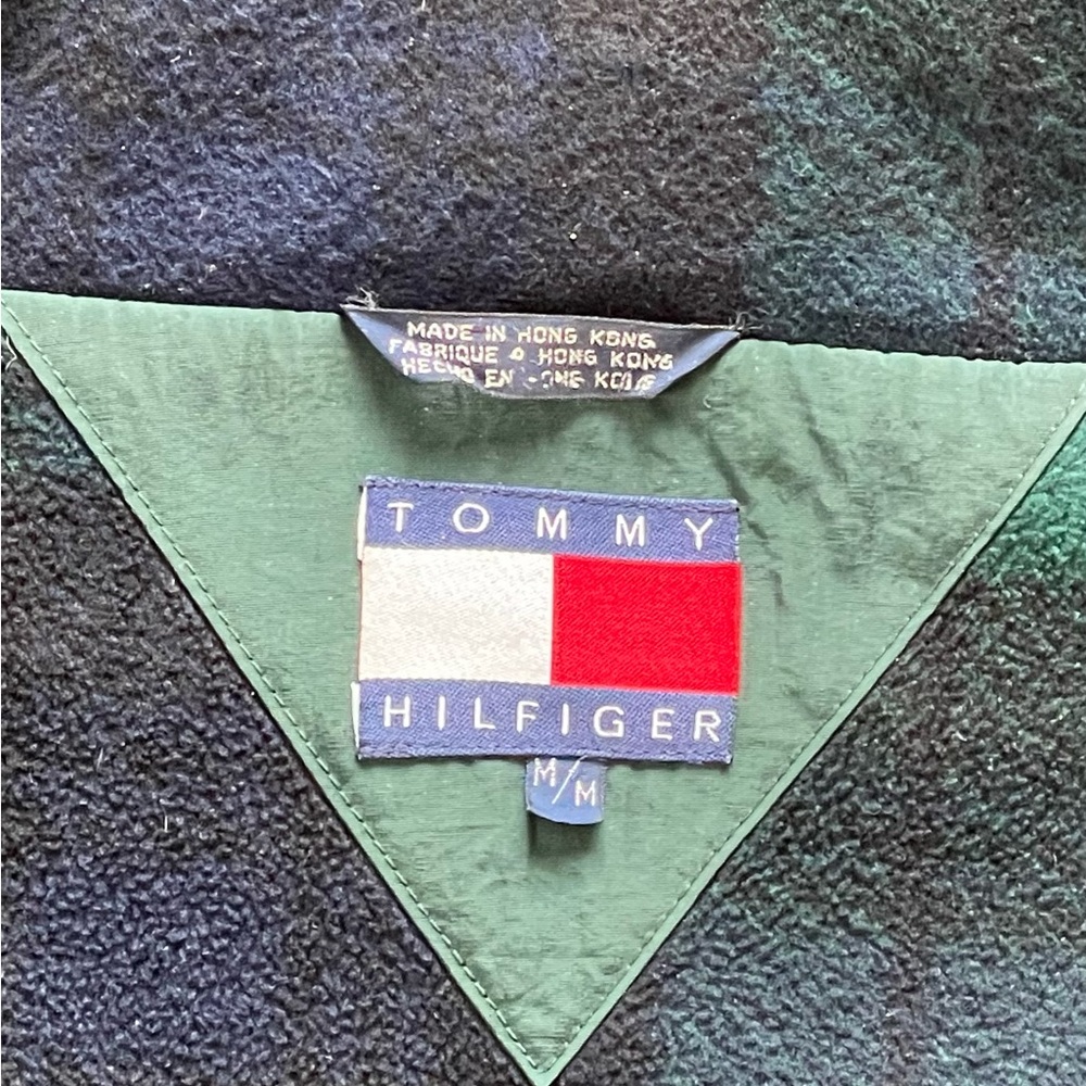 Vintage Tommy Hilfiger Dark Green Windbreaker Jacket - Picture 8 of 11